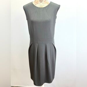 ACEVOG Gray Sleeveless Sheath Dress size XL